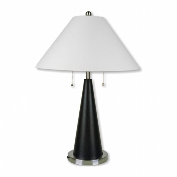 Cling 28 Metal Table Lamp - Black-Silvertone CL106061